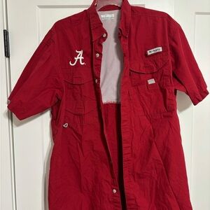 Columbia Men's Crimson Casual Button Down Shirt